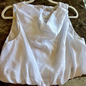 Abercrombie & Fitch Sleeveless White Blouse